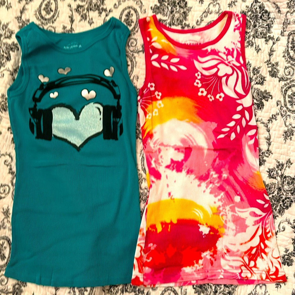 Lot of 2 Girls Tank Tops